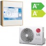 Lg A12GA2 ArtCool Gallery Premium LCD air conditioner 12000 btu inverter, Heat Pump, maximum surface area 60 m²,Ionizer and WiFi