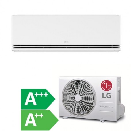 Lg H09S1D Deluxe, Klimaanlage + Luftreiniger UV nano, R32 Inverter Kühlen und Heizen 3 kW, bis 40 m², integriertes WiFi