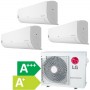 Lg Klimaanlage Trio-Set R32 Inverter 6 kW Kühlen und Heizen, bis 110 m², integriertes WiFi (Optional Luftreiniger)