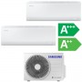 Samsung air conditioner Dualsplit 9000+9000 btu inverter, Heat Pump, max surface area 35+35 m²