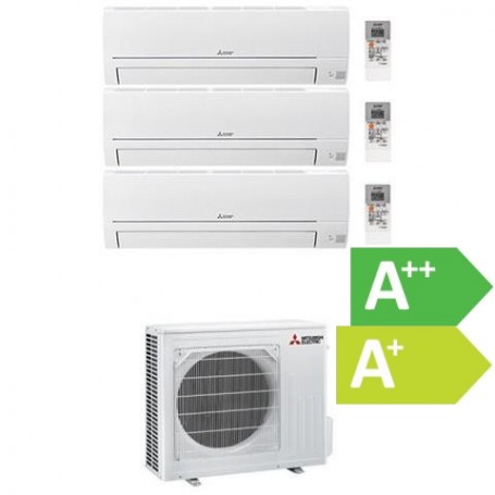 Mitsubishi air conditioner Trialsplit Inverter 6 kW, Heat Pump, max surface area 110 m²