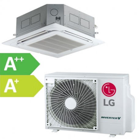 Lg UT30F Air conditioner Cassette ceiling 30000 Btu inverter, Heat Pump, maximum surface area 150 m²