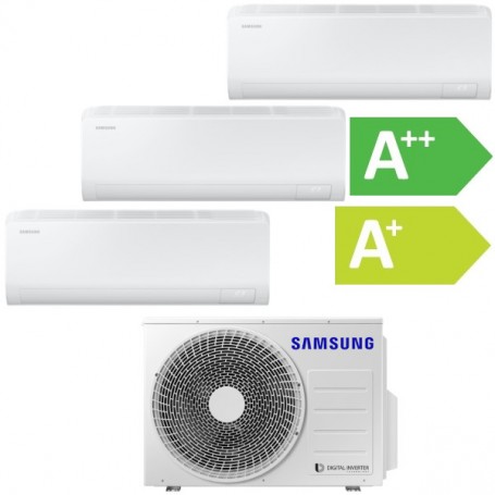 Samsung Klimaanlage Cebu Trio-Set R32 Inverter 6 kW Kühlen und Heizen, bis 110 m², integriertes WiFi (Optional Luftreiniger)